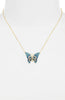 Butterfly Pave Charm Necklace - Knotty