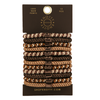 Luxe Hair Pony 12-Pack | Brown Metallics