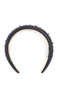 Classic Embellished Headband | Black