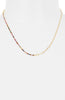 Crystal Paperclip Chain Necklace