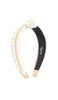 Knotted Embellished Headband | Ivory