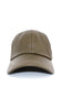 Leather Baseball Cap - Army Green