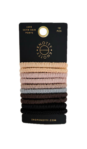 Luxe Satin Pony 10-Pack | Basics