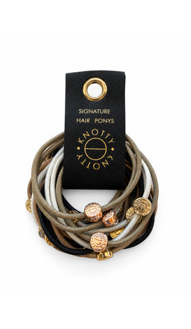 Signature Pony Set of 20 | Taupe
