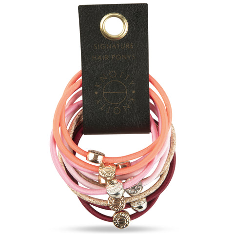 Signature Pony Set of 10 | Pink Ombre