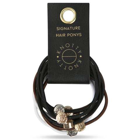 Signature Pony Set of 10 | Light Natural