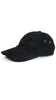 Ultra Suede Baseball Cap - Black