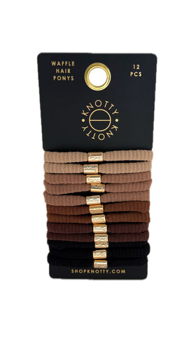 Waffle Knit Pony 12-Pack | Basics