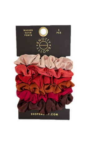 Skinny Washed Satin Pony 6-Pack | Adobe