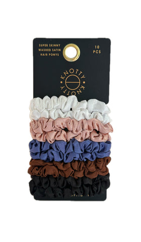 Super Skinny Washed Satin Pony 10-Pack | Basics