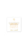 Crystal Quartz Hair Comb | Gold - Knotty