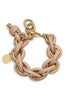 Leather Wrapped Chain Bracelet | More Colors Available - Knotty