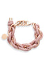 Leather Wrapped Chain Bracelet | More Colors Available - Knotty