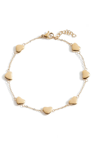 Delicate Heart Bracelet | More Colors Available