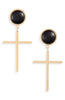 Gemstone Cross Drops | More Colors Available - Knotty