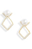 Pearl V Jacket Stud Earrings | More Colors Available - Knotty