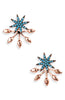 Turquoise Starburst Stud Earrings | More Colors Available - Knotty