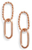 Twisted Chain Link Earrings | More Colors Available