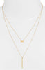 Double Strand Necklace - Gold - Knotty