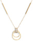 Crystal Open Pendant Necklace | More Colors Available - Knotty