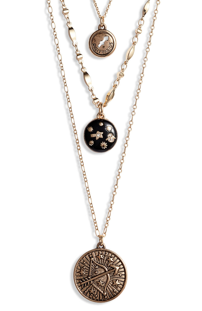 Sagittarius on sale charm necklace