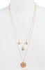 Flare Coin Charm Necklace - Knotty