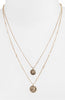 Sunburst Coin Charm Necklace - Knotty