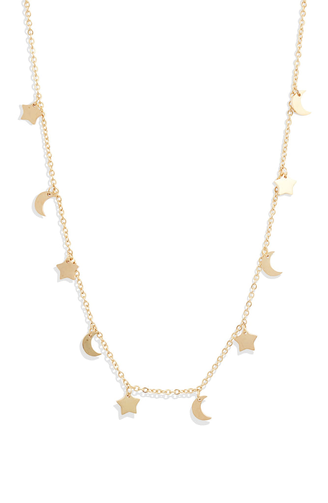My Sun, Moon and Stars Coin Necklace-The Jewel Mama