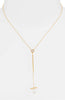 Pearl Bar Drop Necklace - Knotty