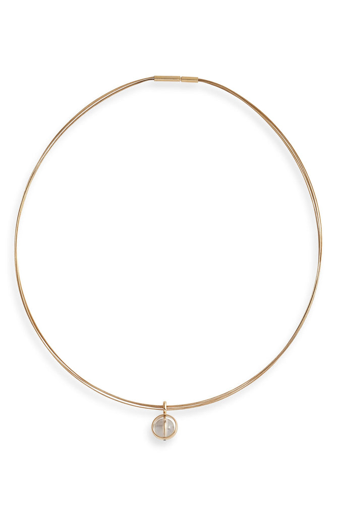 18K Gold Dipped Cross Charm Choker Necklace | Altar'd State