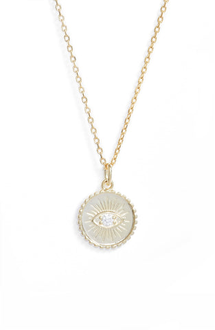Coin Pendant Necklace | More Colors Available
