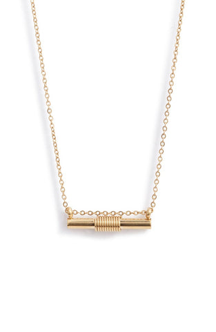 Wrapped Bar Necklace | More Colors Available