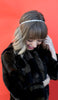 Signature Leather Headband | Grey Snake - Knotty