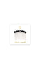 Tessa Hair Comb | Black Onyx/Rhodium - Knotty
