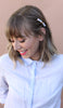 Tessa Hair Comb | White Howlite/Gold - Knotty