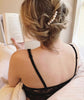 Tessa Hair Comb | White Howlite/Gold - Knotty
